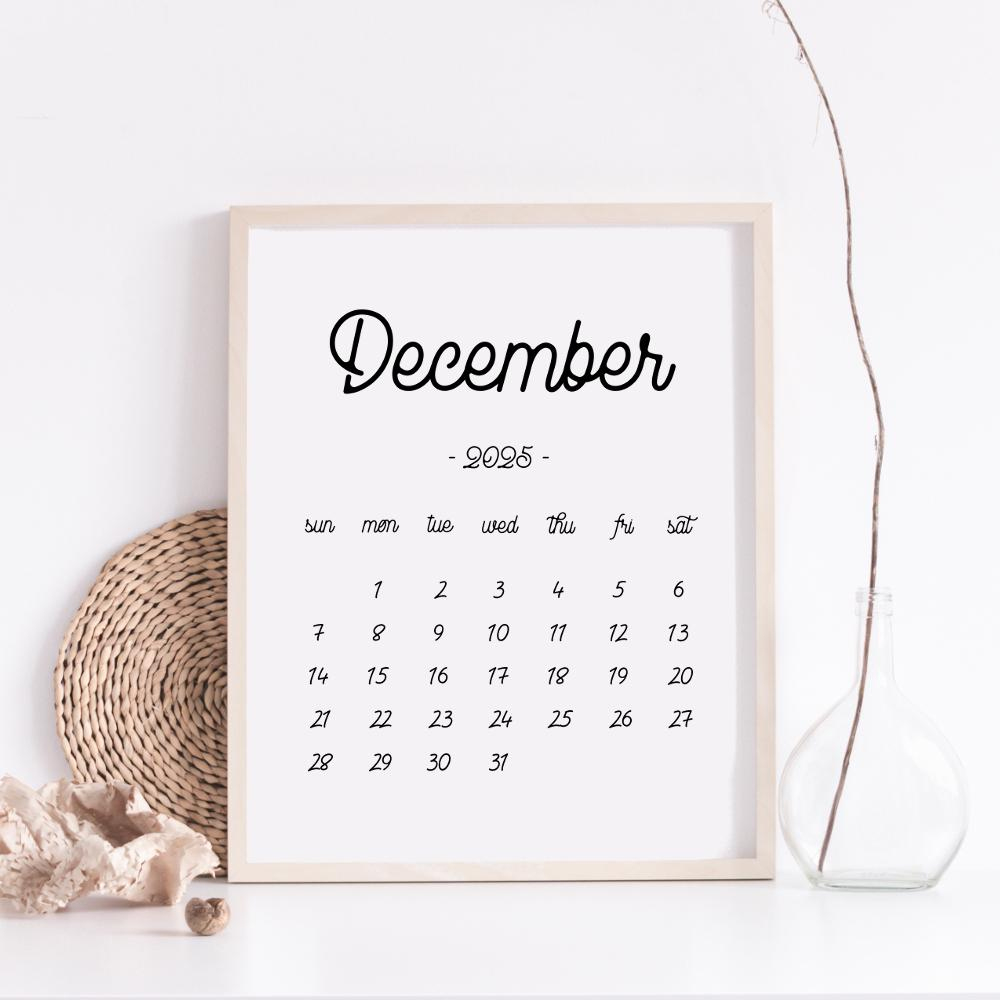 Printable Calendar December 2025, December Calendar, December 2025 pertaining to Free Printable Pregnancy Announcement Calendar December 2025