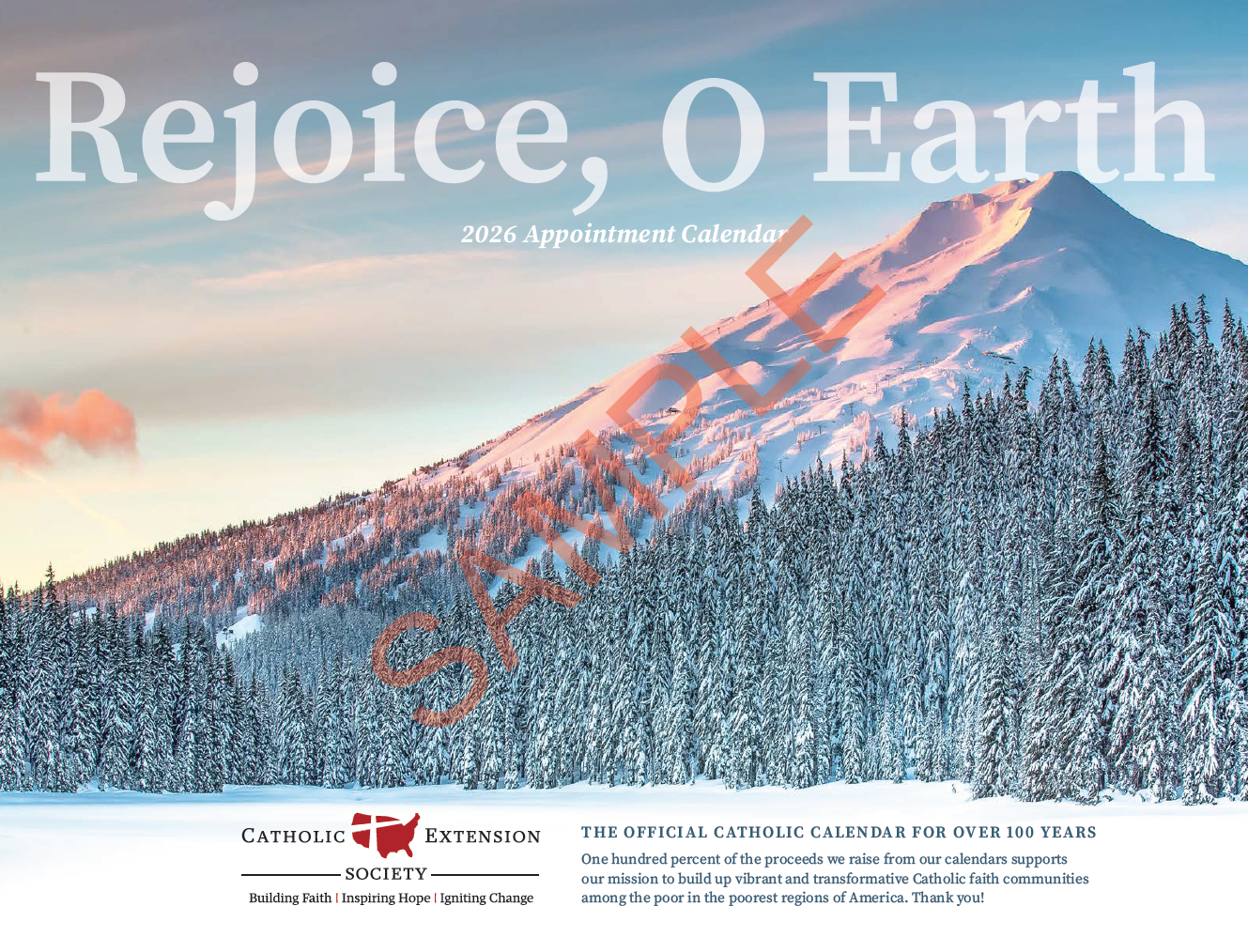 2026 Catholic Calendar - Catholic Extension Society throughout Catholic Extension Calendar 2026