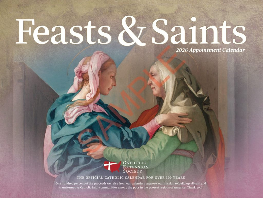 2026 Catholic Calendar - Catholic Extension Society throughout Catholic Liturgical Calendar 2026 USA