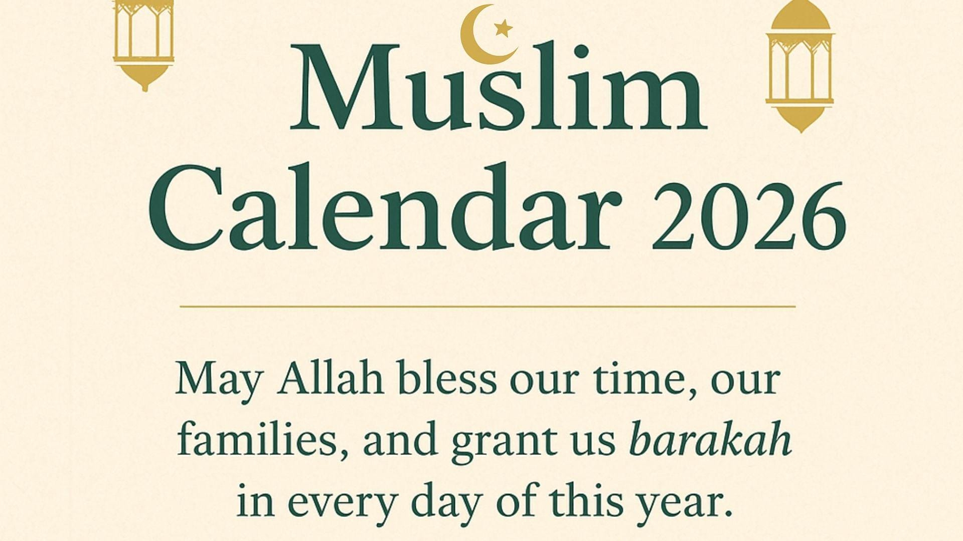2026 Islamic Hijri Calendar: Muslim Prayer &amp;amp; Ramadan Planner intended for Islamic Calendar 2026 Muis