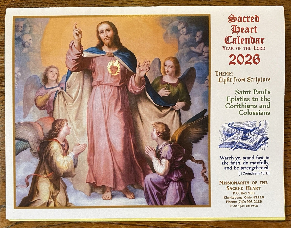 2026 ** Traditional Catholic Calendar | Ebay with Traditional Catholic Calendar 2026
