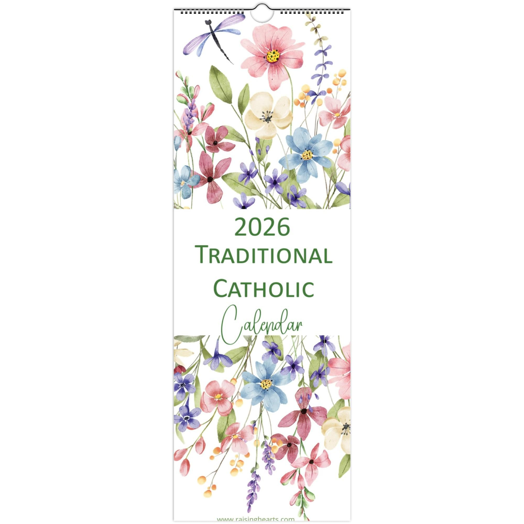 2026 Traditional Latin Mass Catholic Calendar: 5.5X16.5 Full-Color pertaining to Traditional Latin Mass Catholic Calendar 2026