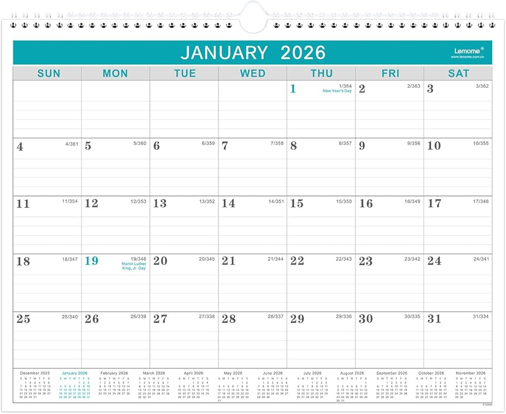 Calendar 2026, 12 Months From January 2026 To Indonesia | Ubuy within 2026 Monthly Calendar With Julian Dates