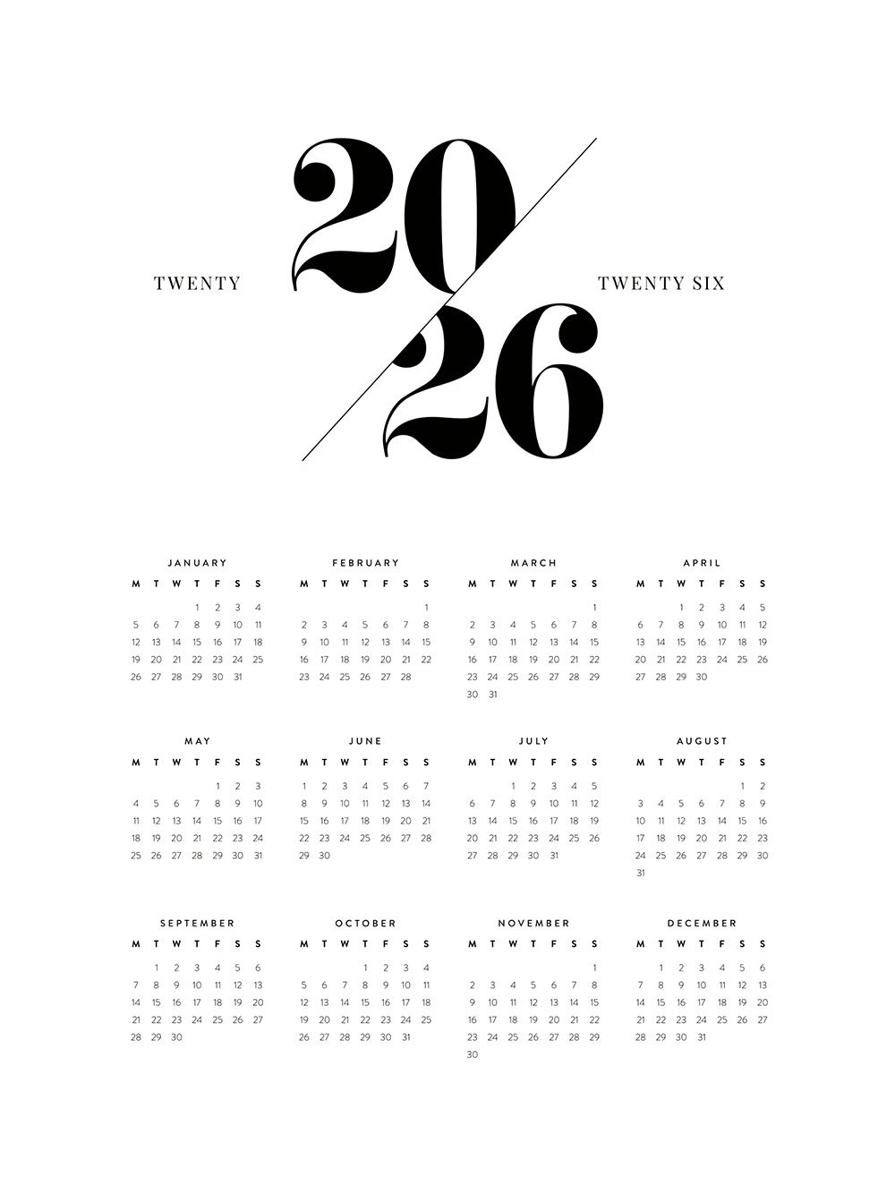 Calendar 2026 Poster within Calendar 2026 and 2026