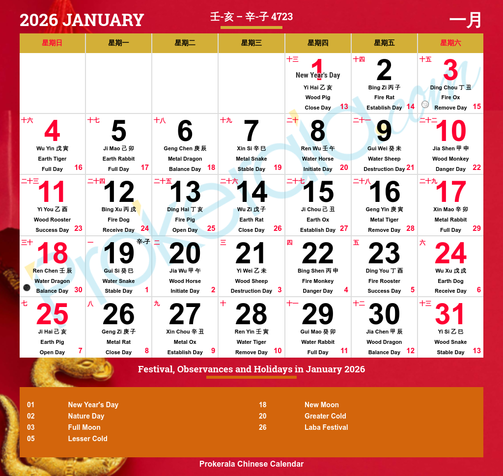 Chinese Calendar 2026 | Festivals | Holidays 2026 intended for Chinese Calendar 2026 is the Year Of