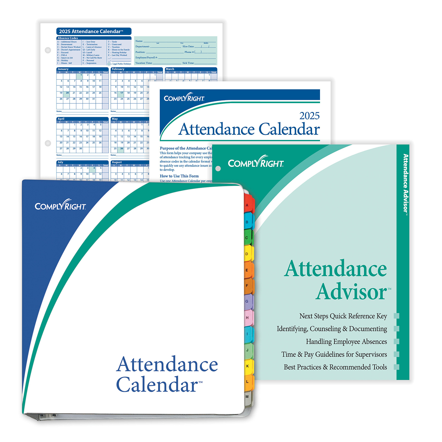 Complyrightdealer | 2026 Attendance Calendar Kit, Pack Of 200 with regard to Attendance Calendar 2026