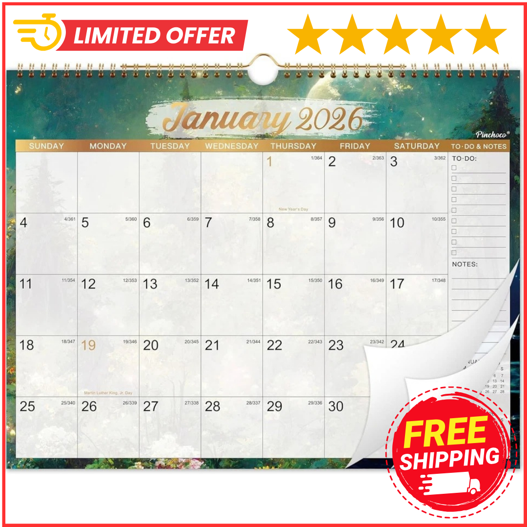 Cute Calendar 2026 Wall Calendar - 2026 Calendar, 12 Months Wall regarding 2026 Monthly Julian Calendar