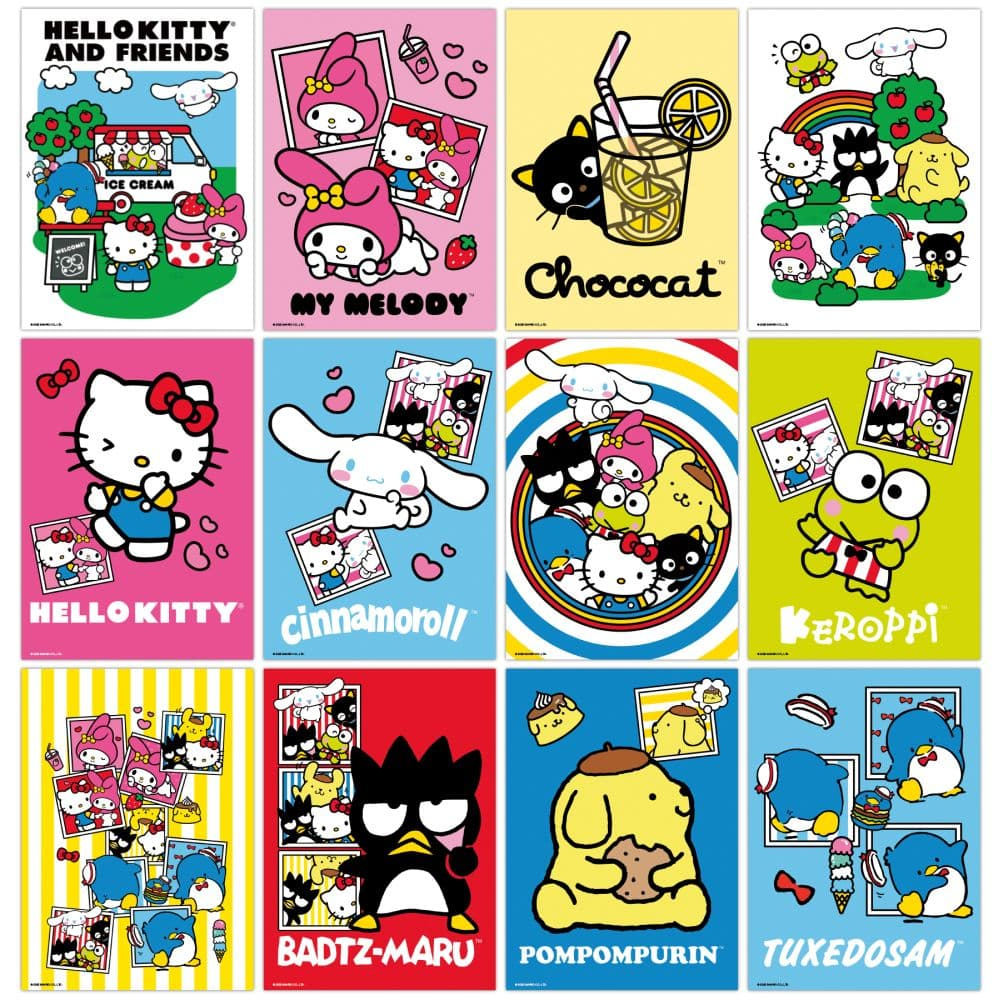 Hello Kitty And Friends 2026 Slim Wall Calendar - Calendars with Hello Kitty May Calendar 2026