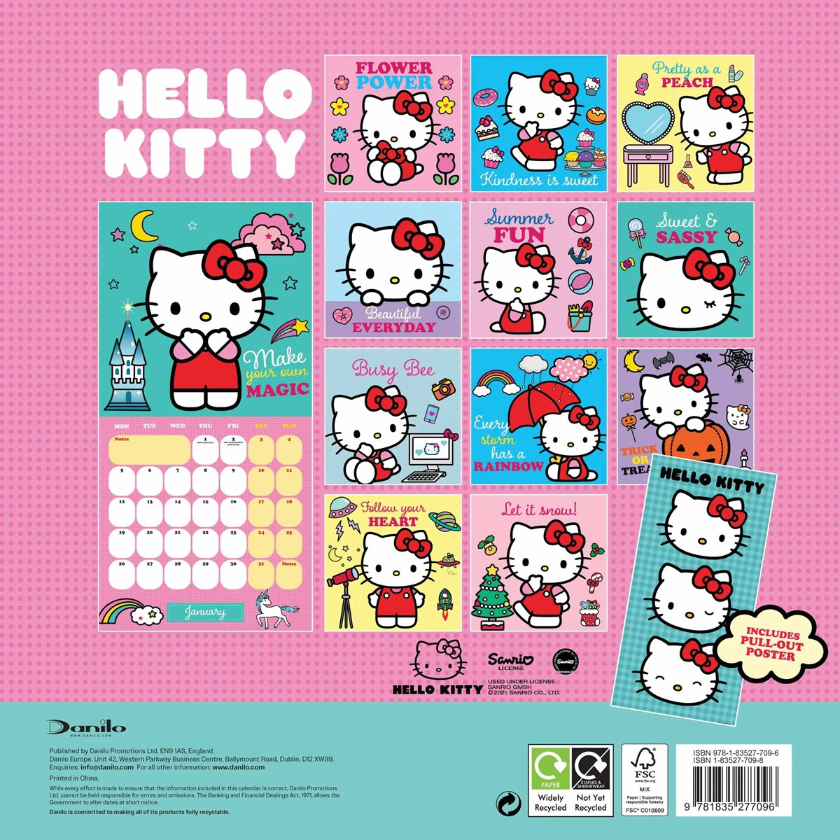 Hello Kitty Calendar 2026 pertaining to 2026 Hello Kitty Calendar