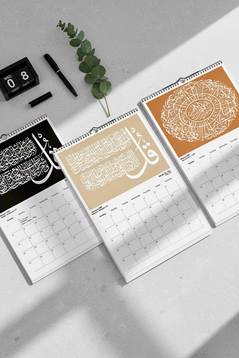 Islamic Calendar 2026 | Hijri 1447–1448 Wall Calendar | Arabic regarding Islamic Calendar 2026 Mauritius