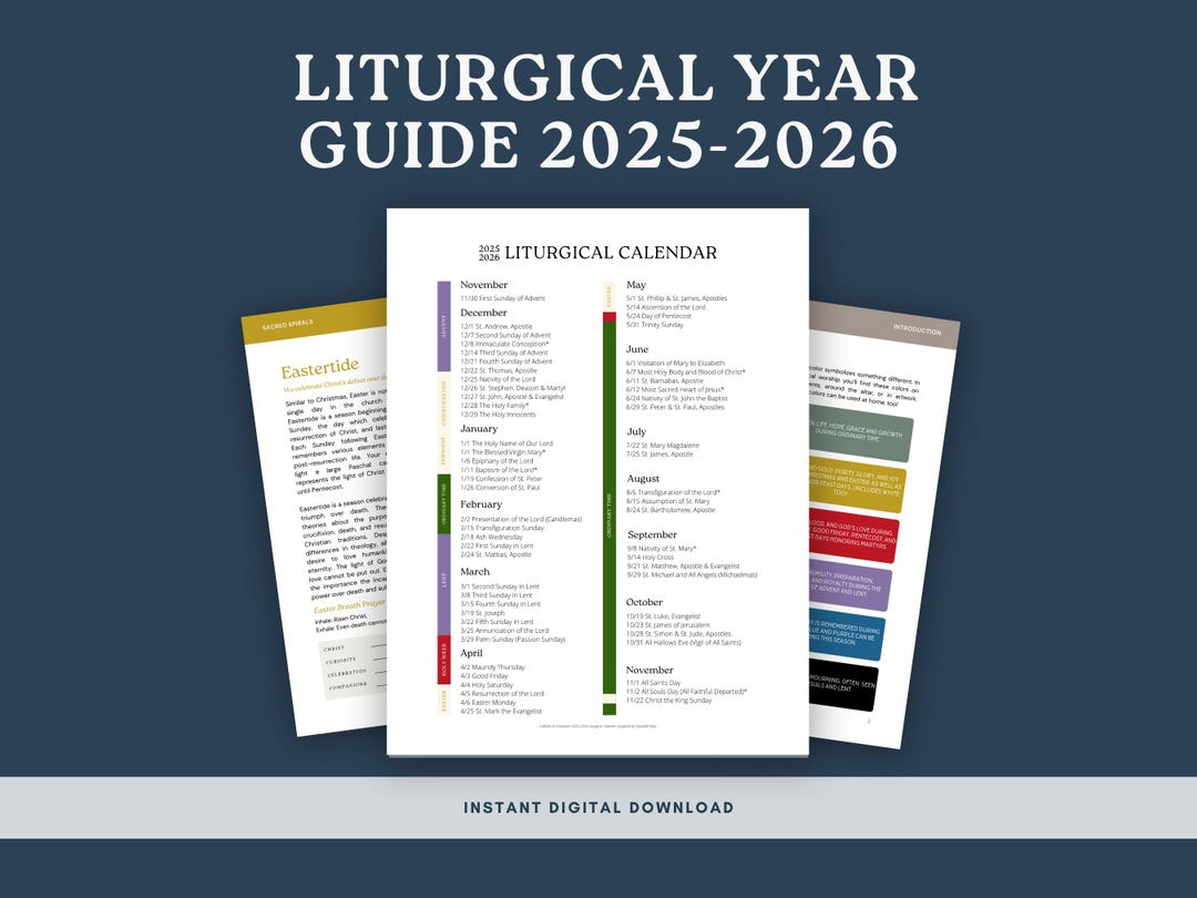 Liturgical Calendar 2025-2026: Ecumenical Church Year Guide inside United Methodist Liturgical Calendar 2026