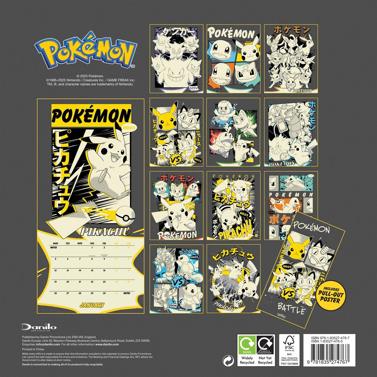 Pokemon Calendar 2026 intended for Pokemon Calendar 2026 with Holidays