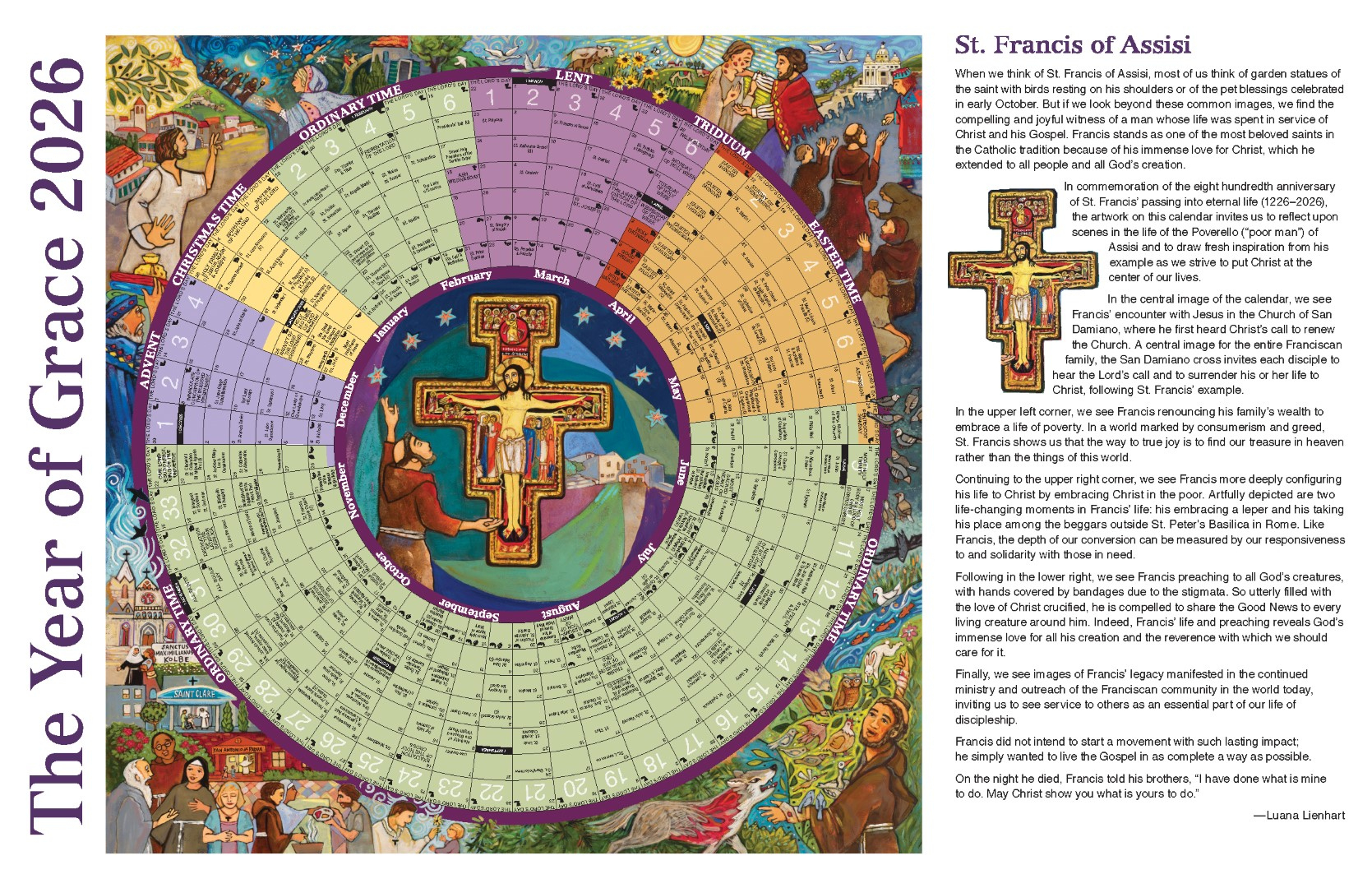 Small Laminated Liturgical Calendar For 2026: Catholic Guide intended for Traditional Catholic Liturgical Calendar 2026